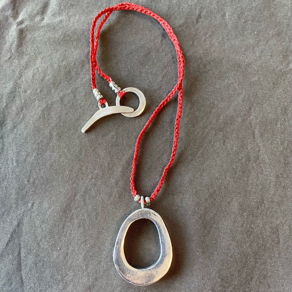 Jill Platner Oval Sterling Necklace